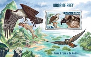 Maldives - 2013 Birds of Prey -   Souvenir Sheet 13E-033