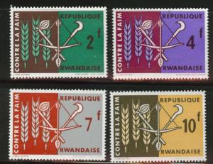 RWANDA Scott 23-26 MNH** FAO set