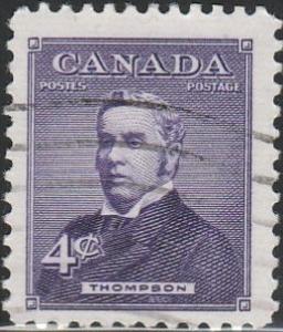 Canada, #349 Used From 1954