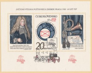 Czechoslovakia #2609 FIP Philatelic Federation 1986 First Day Issue Postmark NH