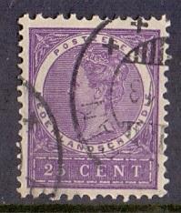 Netherlands Indies 1903  used 55 Wilhelmina  25 ct   #