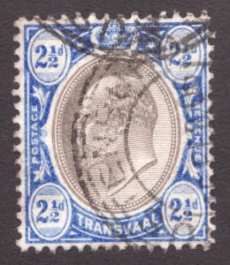 1905 Transvaal Sc# 271 - 2½p KEVII - Used Cv$14
