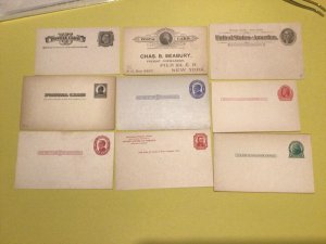 United States early postal cards collection Ref 66637