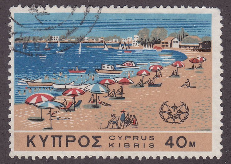 Cyprus 305 Famagusta Beach 1967