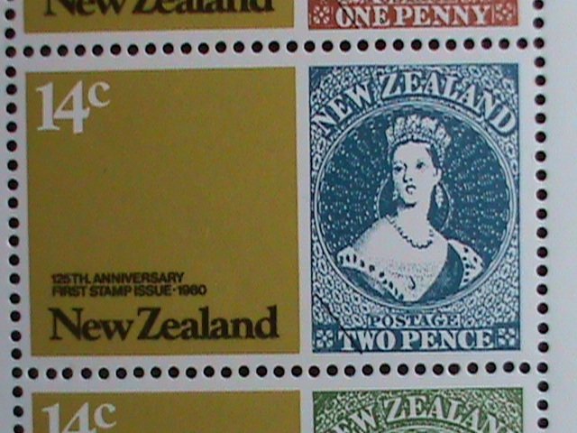 ​NEW ZEALAND STAMP-1980-SC#703a- 125TH ANNIVERSARY OF POST STAGE STAMP MNH-S/S