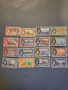 Stamps Bahamas Scott #158-73 used