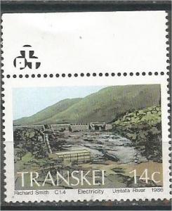 TRANSKEI, 1986, MNH 14c, Hydroelectric Power.Scott 175