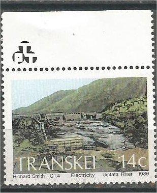 TRANSKEI, 1986, MNH 14c, Hydroelectric Power.Scott 175