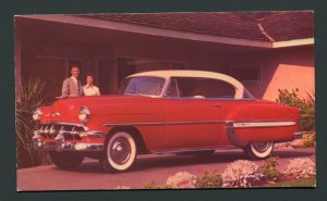 1954 Chevrolet Bel Air Coupe - Car Dealer Advertising Postcard - Jersey City, NJ