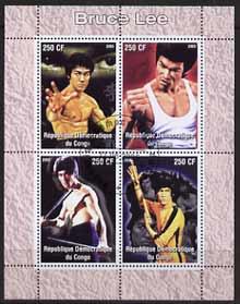 CONGO SHEET USED BRUCE LEE ACTORS ACTRESSES CINEMA STARS