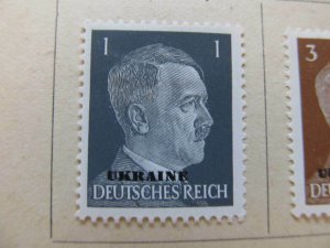 Deutsche Post Ukraine Germany Soviet Occupation 1941 1pf fine mh* A11P10F201