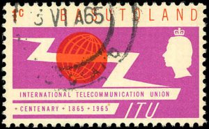 BASUTOLAND Sc 101 VF/used - 1965 - 1¢ ITU Issue