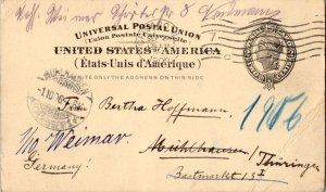 United States U.S. Government Postal 2c Liberty Postal Card 1906 Chicago, Ill...