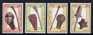 Fiji 560-3 MNH Ancient War Clubs