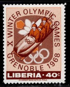 LIBERIA Scott 475 MNH** Winter Olympic stamp
