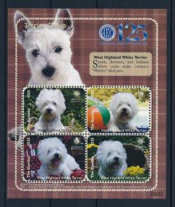 [31658] Gambia 2009 Animals Dogs 125 Year American Kennel Club MNH  Sheet