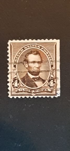 US Scott # 222; Used from 1890; Fine centering