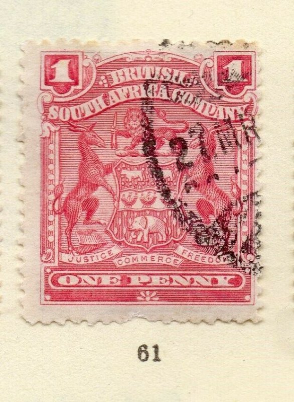 Rhodesia 1900s Early Issue Fine Used 1d. NW-170436 