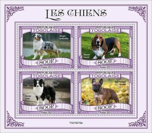 2021/06 - TOGO - DOGS          4V  complet set    MNH ** T