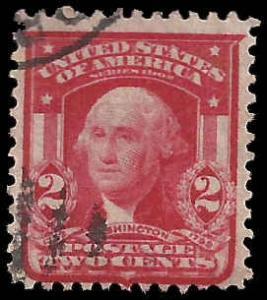 # 319 Used Shifted Or Double Transfer Variety Carmine George Washington Type I