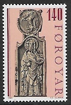 Faroe Islands # 56 - Church Chair - MNH.....{KZw}