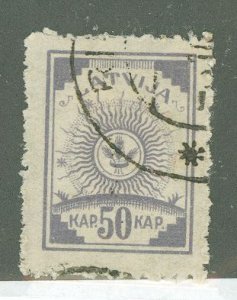 Latvia #23 Used Single