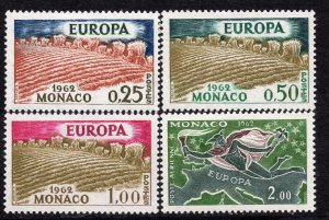 EUROPA CEPT 1962 - Monaco - MNH Set