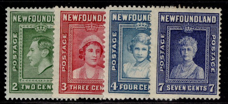 CANADA - Newfoundland GVI SG268-271, complete set, M MINT. Cat £11.