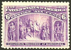 U.S. #235 MINT OG LH