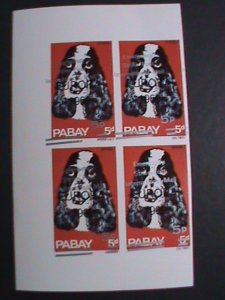 ​PABAY-1969 EUROPA- EMERGENCY STRIKE POST-INTERNATIONAL MAIL-IMPERF-BLOCK-VF