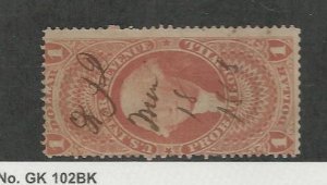 United States, Postage Stamp, #R76c Used, 1862 Revenue