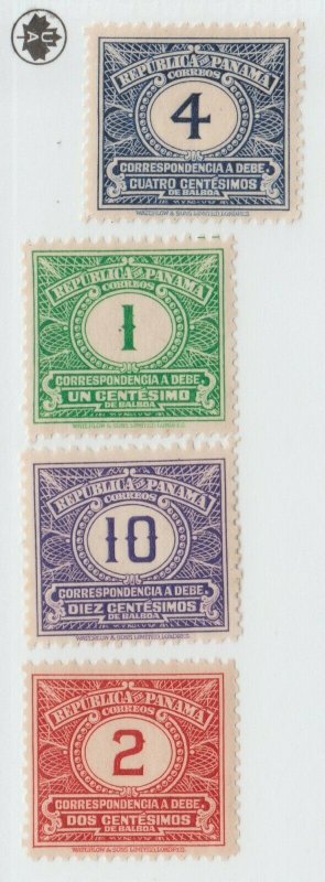 Panama BOB Postal stamp revenue fiscal 6-1-21-1 -  ?? mlh gum