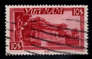 Vietnam Scott 11 Used 1951 Hue Imperial Palace stamp