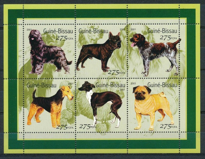 Guinea-Bissau - MNH Souvenir Sheets Animals Dogs (2001)