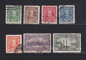 Canada 217-219, 221-222, 224-225 U Various