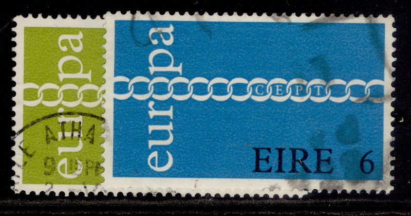 IRELAND QEII SG302-303, 1971 Europa set, FINE USED. 