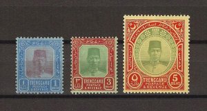 MALAYA/TRENGGANU 1921/41 SG 23/5 MINTCat £300