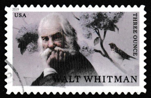 SC# 5414 - (85c) - Walt Whitman, Used single Off Paper