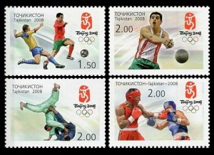 2008 Tajikistan 484-487 2008 Olympic Games in Beijing 7,50 €