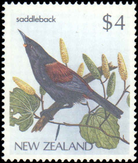 New Zealand #766-770A, Complete Set(6), 1985-1989, Birds, Never Hinged