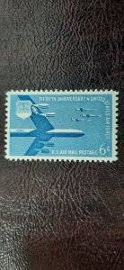 US Scott # C49; 6c Air Force Airmail from 1957; MNH, og; VF/XF centering