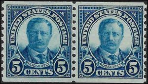 602 Mint,OG,NH... Pair... SCV $7.50