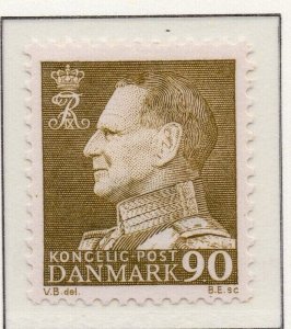 Denmark 1961-65 Early Issue Fine Mint Hinged 90ore. NW-225209