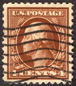 1917, US 4c, Washington, Used, Very nice centered, Sc 503