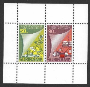 Surinam 740-741  MNH  SC $2.40