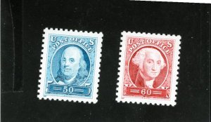 3139-3140 Franklin & Washington Pacific 97, MNH pair