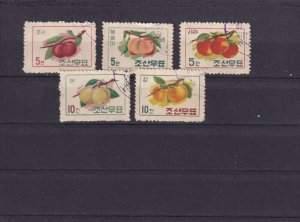 SA25f Korea 1961 Fruits, used stamps