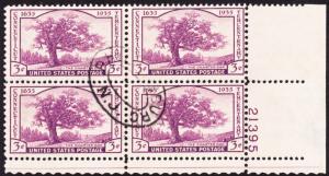 772,used plate block # 21395
