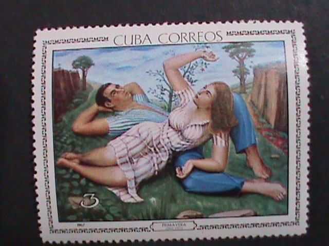 ​CUBA-1967 SC# 1202-6 FAMOUS PAINTINGS-SPRING-BY JORGE ARCHE- MNH STAMPS-VF