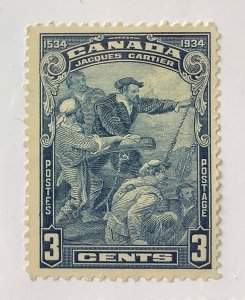 Canada 1934  Scott 208 used - 3c, 400th Anniv. of Jacques Cartier's Landing